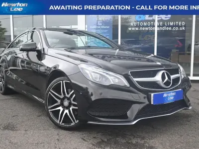 Used Mercedes E220 AMG line 177 HP (130 kW) 2016 Black Coupe