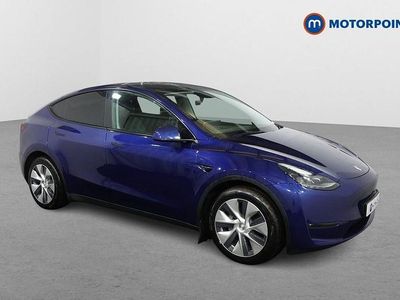 Used Tesla Model Y Long Range AWD 378 kW (514 HP) 2022 Blue SUV