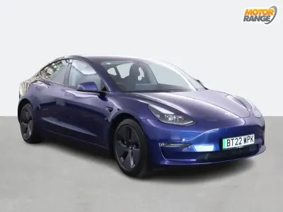 Used Tesla Model 3 Long Range AWD 366 kW (498 HP) 2022 Blue Sedan
