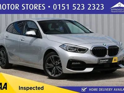 Used BMW 120 Sport Line 190 HP (139 kW) 2021 Silver Hatchback