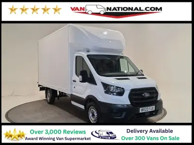 Used Ford Transit 130 HP (95 kW) 2023 White Cabriolet