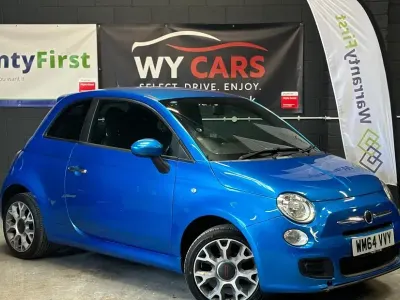 Used Fiat 500 S 69 HP (50 kW) 2014 Blue Hatchback