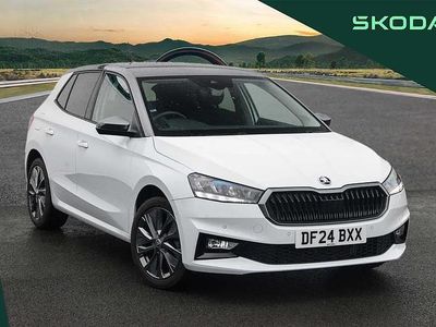 Used Skoda Fabia Colour Edition 113 HP (83 kW) 2024 Moon white metallic graphite grey metallic Hatchback