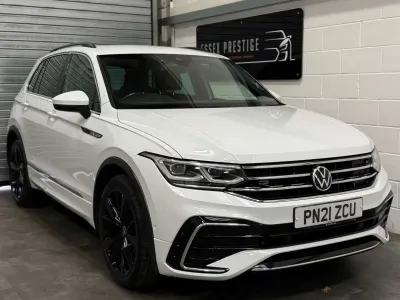 Used VW Tiguan R-line 150 HP (110 kW) 2021 White SUV