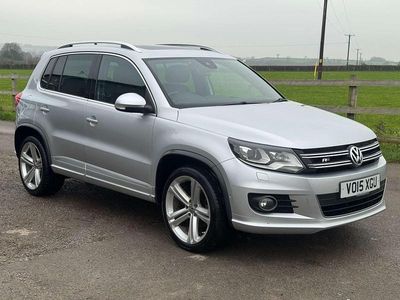 Silver Used 2015 VW Tiguan R-line SUV | £8,995 (Fair price)