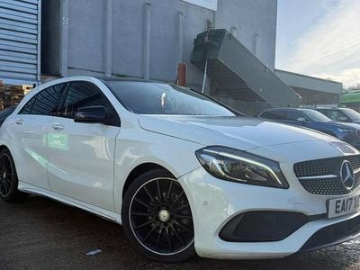 Used Mercedes A200 AMG line 136 HP (100 kW) 2017 White Hatchback