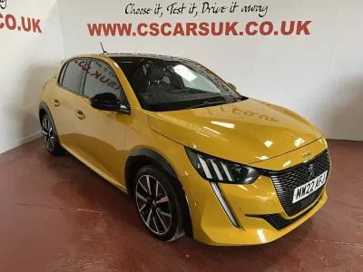 Used Peugeot 208 GT 100 HP (73 kW) 2022 Yellow Hatchback