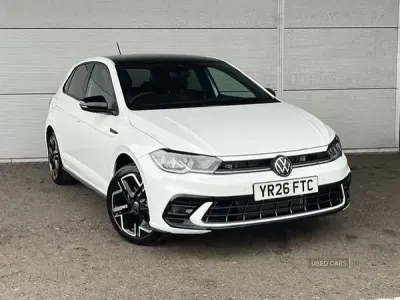 New VW Polo R-line 2026 White Hatchback