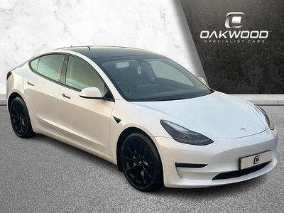 White Used 2021 Tesla Model 3 Long Range AWD Sedan | £19,995 (Fair price)