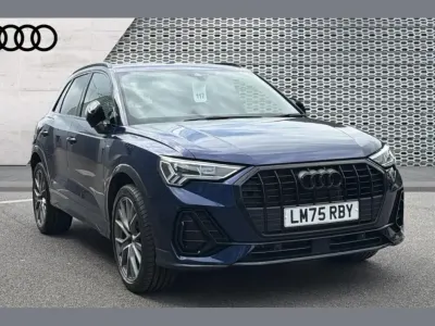 Used Audi Q3 Black Edition 150 HP (110 kW) 2025 Blue SUV