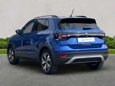 Used VW T-Cross Black Edition 110 HP (80 kW) 2023 Blue SUV