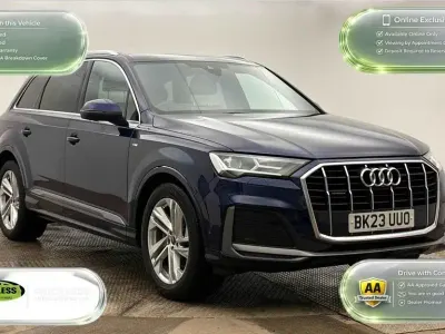 Used Audi Q7 S-Line 286 HP (210 kW) 2023 Blue SUV