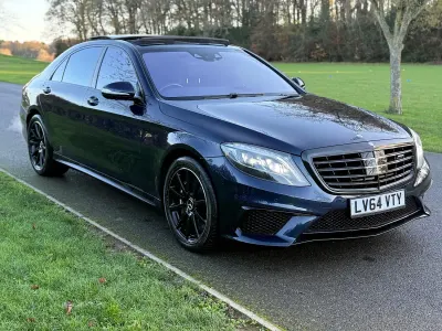 Used Mercedes S63L AMG AMG 800 HP (588 kW) 2014 Blue Sedan