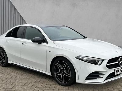 Used Mercedes A200 AMG Line Premium Plus 163 HP (119 kW) 2022 Digital white metallic