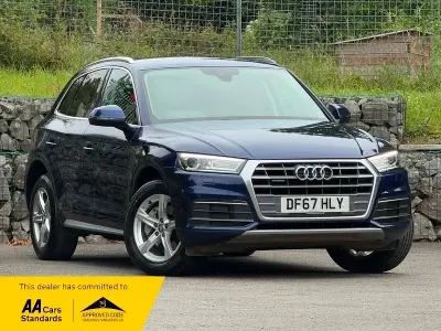 Used Audi Q5 Sport 190 HP (139 kW) 2017 Navarra blue metallic SUV