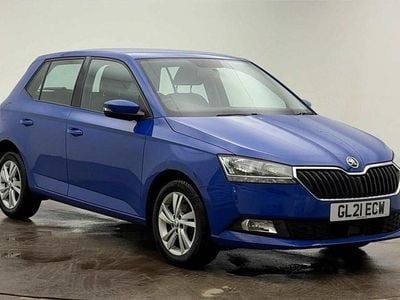 Used Skoda Fabia SE 60 HP (44 kW) 2021 Blue Hatchback