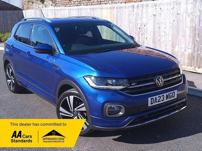 Used VW T-Cross R-line 110 HP (80 kW) 2023 Blue SUV