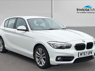 Used BMW 118 Sport Line 136 HP (100 kW) 2017 White Hatchback