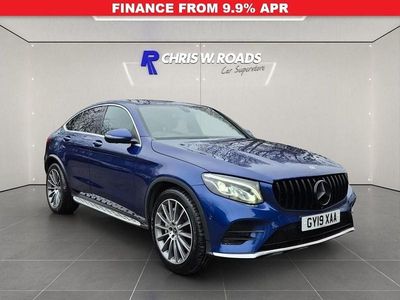 Used Mercedes GLC250 AMG line 2019 Blue Coupe