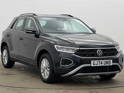 Deep black Used 2024 VW T-Roc Life SUV | £23,160 (Fair price)