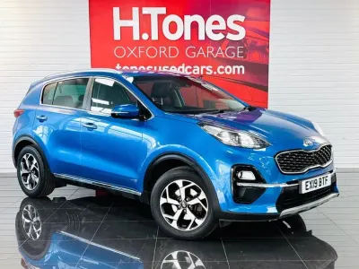 Used Kia Sportage 130 HP (95 kW) 2019 Blue SUV