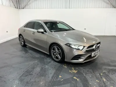 Used Mercedes A200 AMG line 150 HP (110 kW) 2020 Silver Sedan