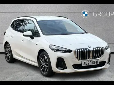 Used BMW 225 Active Tourer M Sport 242 HP (177 kW) 2023 White MPV