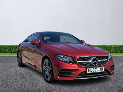 Used Mercedes E220 AMG Line Premium Plus 2018 Red Coupe