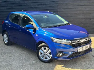 Used Dacia Sandero Expression 91 HP (66 kW) 2023 Blue Hatchback