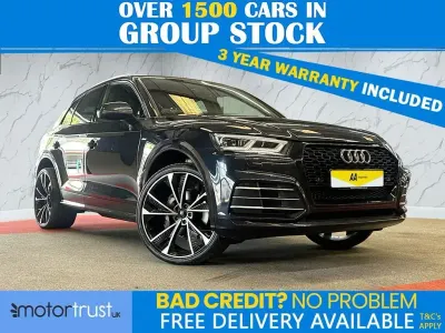 Used Audi Q5 S-Line 252 HP (185 kW) 2018 Blue SUV