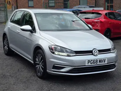 Used VW Golf VII SE 150 HP (110 kW) 2019 Silver Hatchback