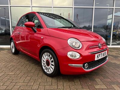 Pasodoble red Used 2021 Fiat 500 Red Hatchback | £9,395 (Fair price)
