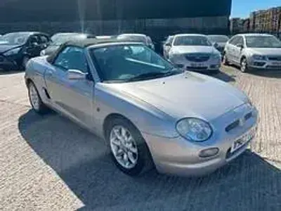 Used MG F 118 HP (86 kW) 2000 Silver Cabriolet