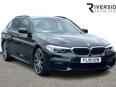 Used BMW 530 M Sport 252 HP (185 kW) 2019 Black Estate