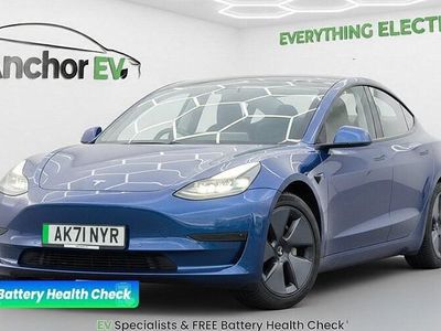 Used Tesla Model 3 Standard Range 366 kW (498 HP) 2021 Blue Sedan