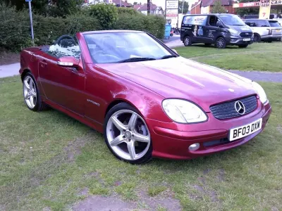Used Mercedes SLK200 2003 Red Cabriolet