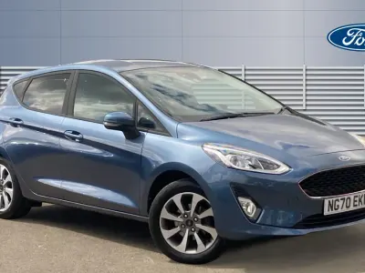 Used Ford Fiesta Trend 75 HP (55 kW) 2021 Blue Hatchback