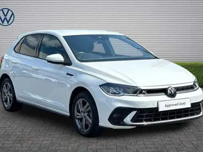 Used VW Polo R-line 95 HP (69 kW) 2024 White Hatchback