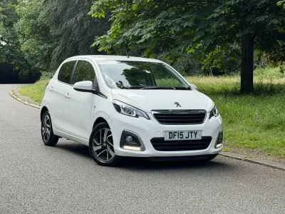 Used Peugeot 108 Allure 82 HP (60 kW) 2015 White Hatchback