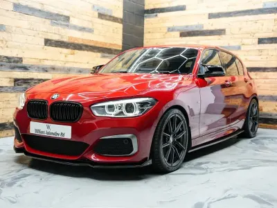 Used BMW M140 M Sport 470 HP (345 kW) 2018 Red Hatchback