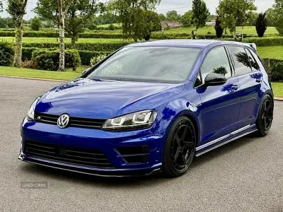 Used VW Golf VII R 2017 Blue Hatchback
