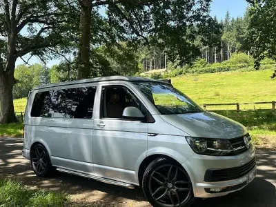 Used VW T6 Highline 102 HP (75 kW) 2017 Silver Van