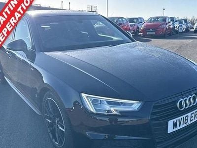 Used Audi A4 Black Edition 150 HP (110 kW) 2018 Black Sedan