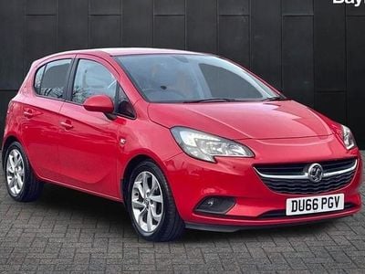 Used Vauxhall Corsa 90 HP (66 kW) 2016 Red Hatchback
