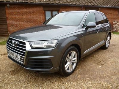 Grey Used 2018 Audi Q7 S-Line SUV | £23,995 (Fair price)