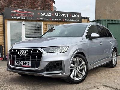 Used Audi Q7 S-Line 381 HP (280 kW) 2021 Silver SUV
