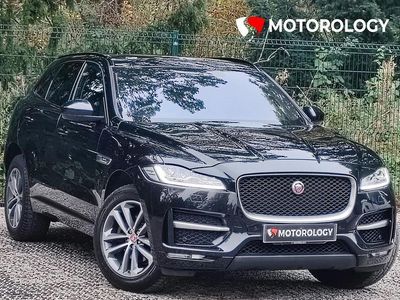 Black Used 2018 Jaguar F-Pace R-Sport SUV | £15,495 (Fair price)
