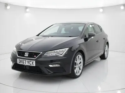 Used Seat Leon FR 125 HP (91 kW) 2017 Black Hatchback