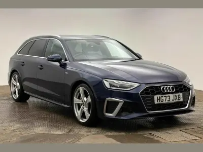 Usado Audi A4 S-Line 200 CV (147 kW) 2024 Azul Familiar