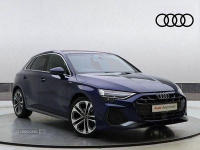 Used Audi A3 S-Line 2025 Blue Hatchback